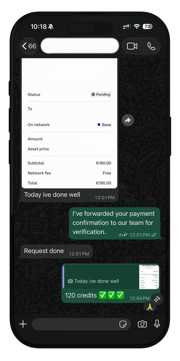 Anonymized Strong 8K customer feedback conversation